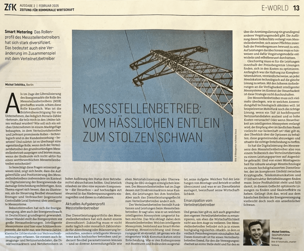 Chancen für den Messstellenbereiber